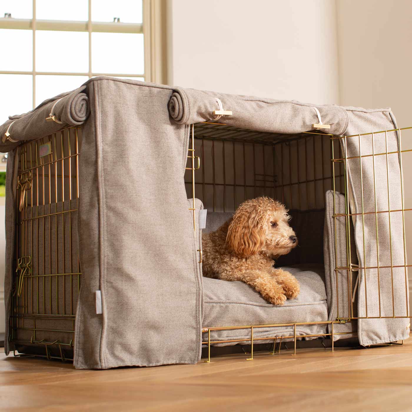 Dog Cage Set In Inchmurrin Ground by Lords & Labradors