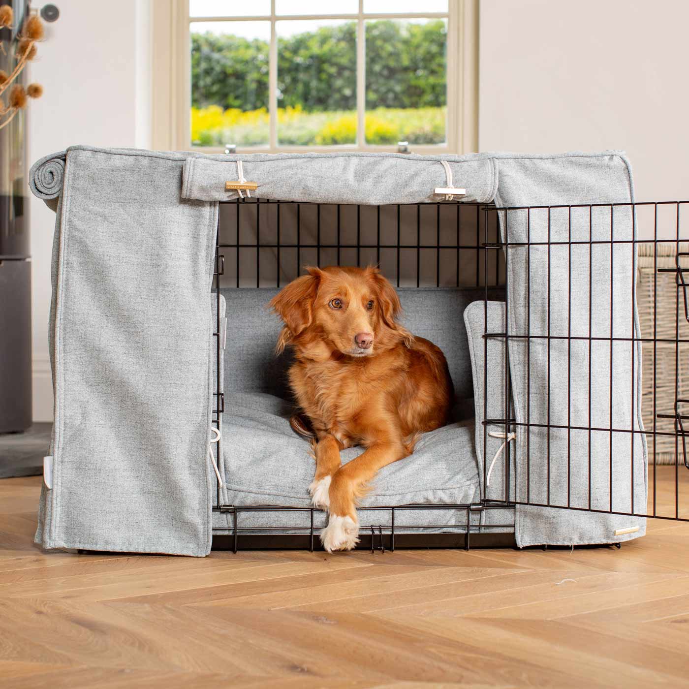 Dog Cage Set In Inchmurrin Iceberg by Lords & Labradors