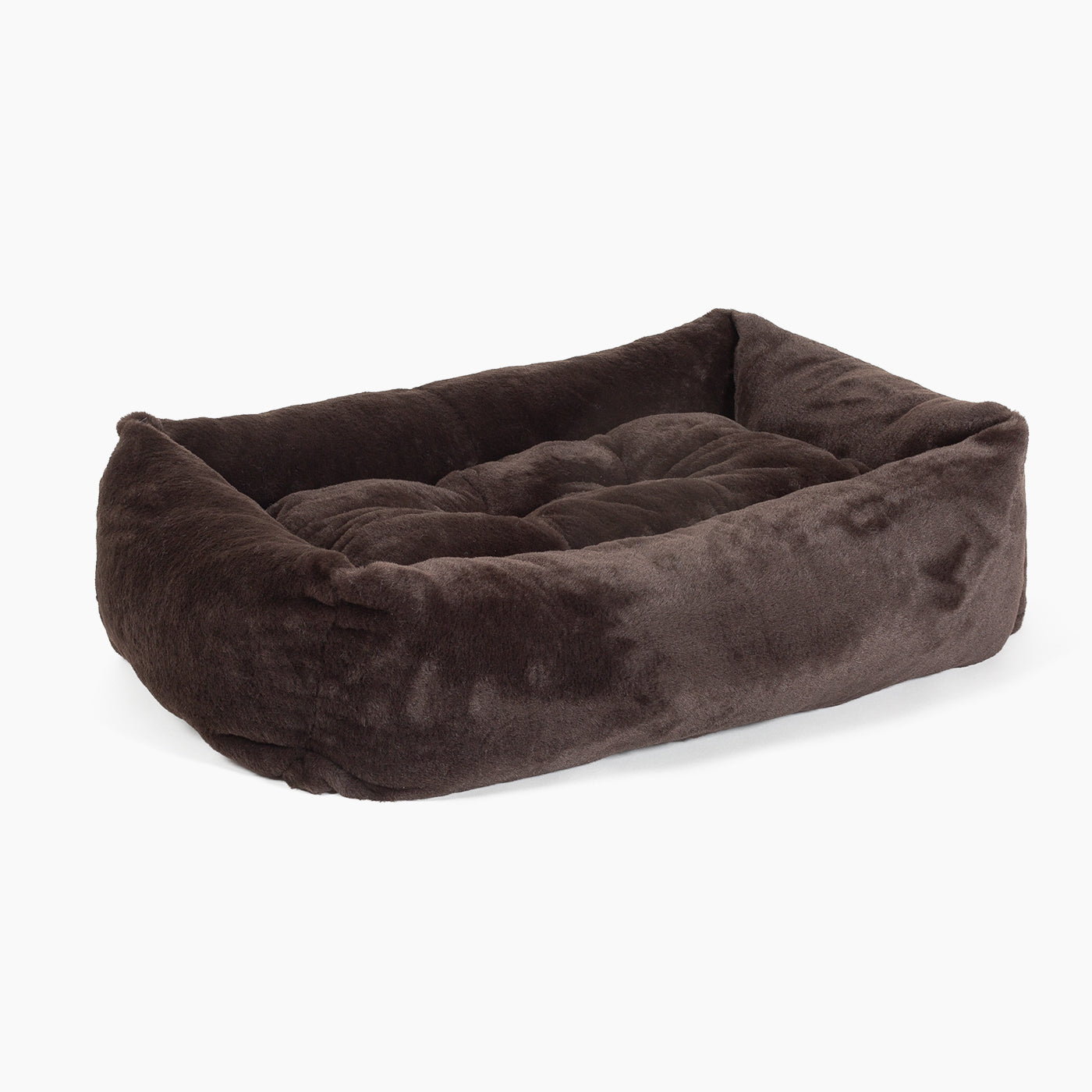 Cozy & Calming Puppy Cage Bed in Calming Anti-Anxiety Dusk Faux Fur by Lords & Labradors