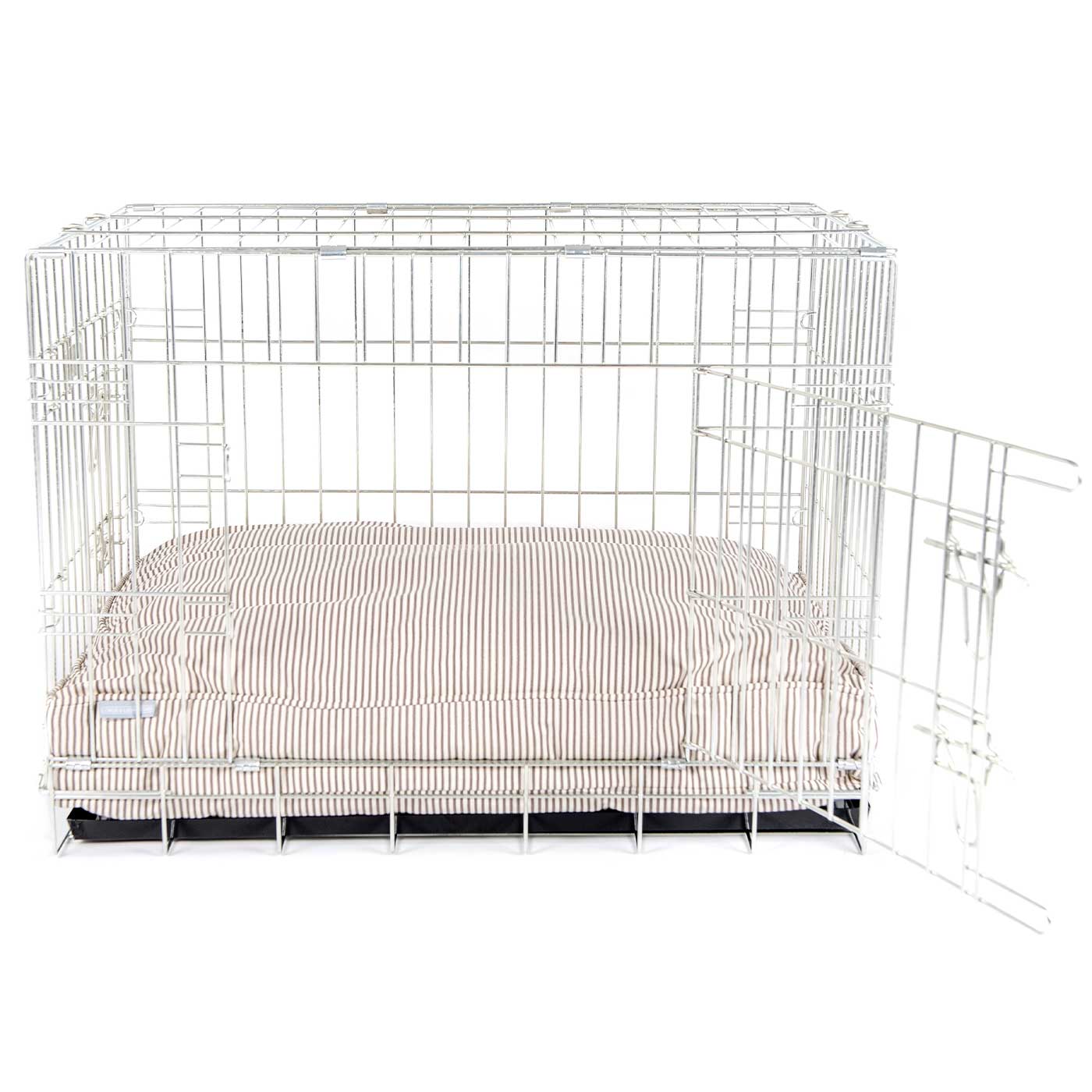 Luxury Silver Dog Cage Set With Cushion, The Perfect Dog Cage For The Ultimate Naptime, Available Now at Lords & Labradors US