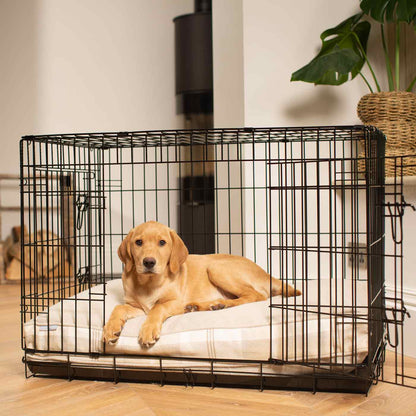 Luxury Black Dog Cage Set With Cushion, The Perfect Dog Cage For The Ultimate Naptime, Now Available To Personalize at Lords & Labradors US