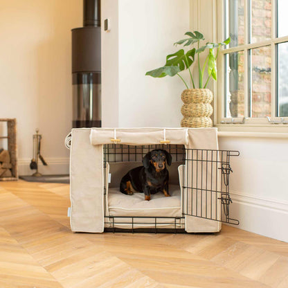 Luxury Heavy Duty Dog Cage, In Stunning Savanna Oatmeal Cage Set, The Perfect Dog Cage Set For Building The Ultimate Pet Den! Dog Cage Cover Available To Personalize at Lords & Labradors US