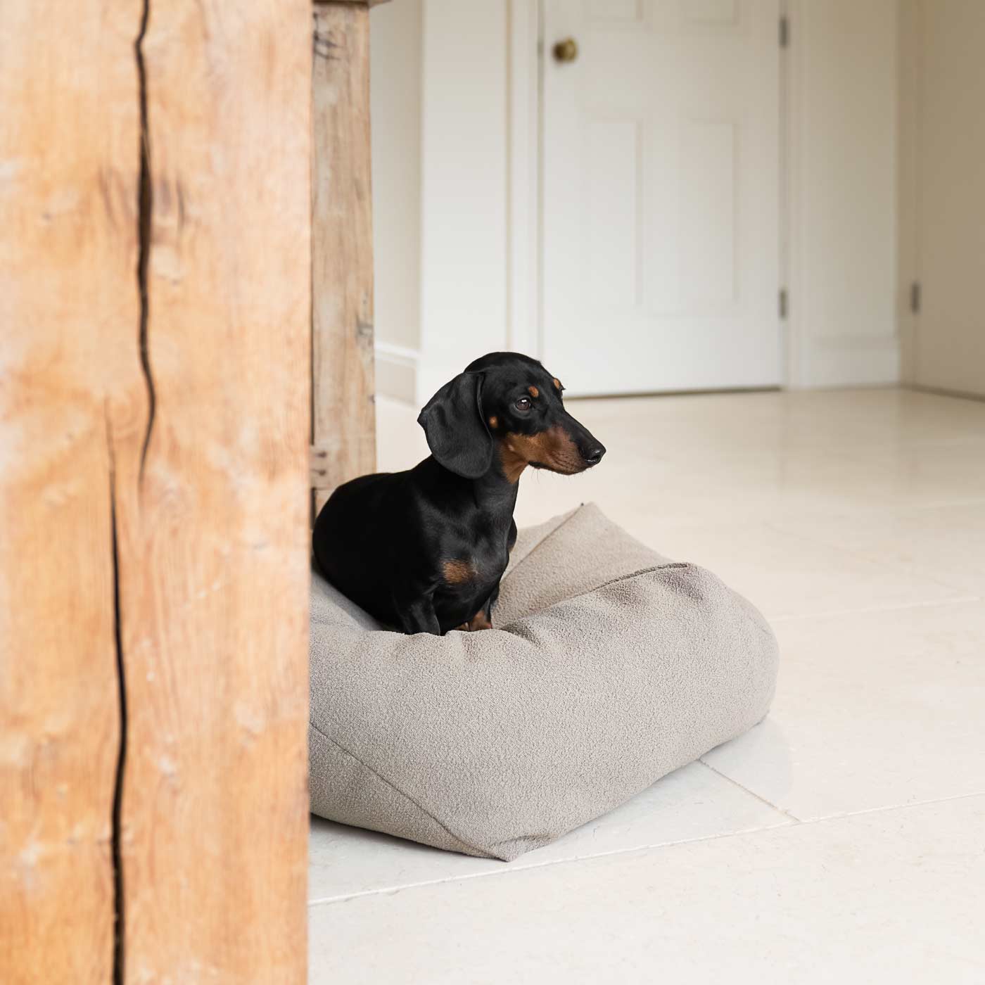 Lords & Labradors Snooze Pouff Puffy Pet Bed, Luxury Beds For Dogs, Available Now at Lords & Labradors