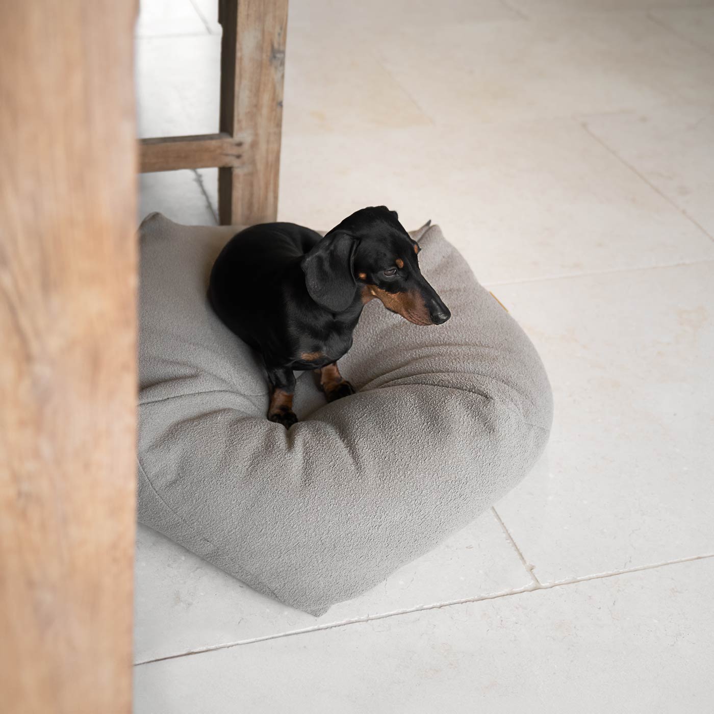 Lords & Labradors Snooze Pouff Puffy Pet Bed, Luxury Beds For Dogs, Available Now at Lords & Labradors US