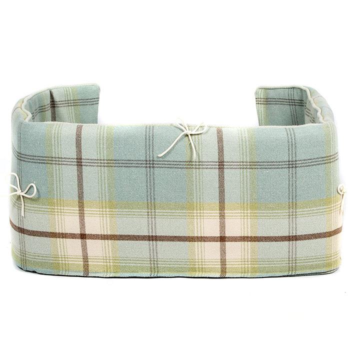 Dog Crate Bumper in Balmoral Duck Egg by Lords & Labradors Studio Back