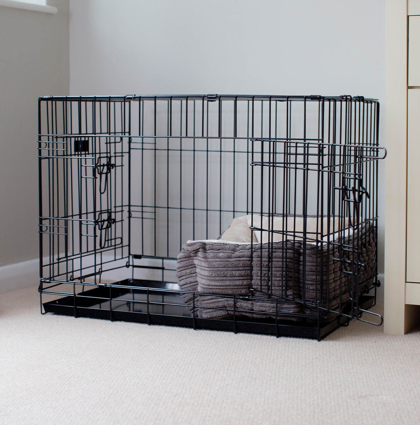 All Natural Dog Crate Bed with Comfy Wool Stuffing — The Best Choice for  Puppy Crate Training