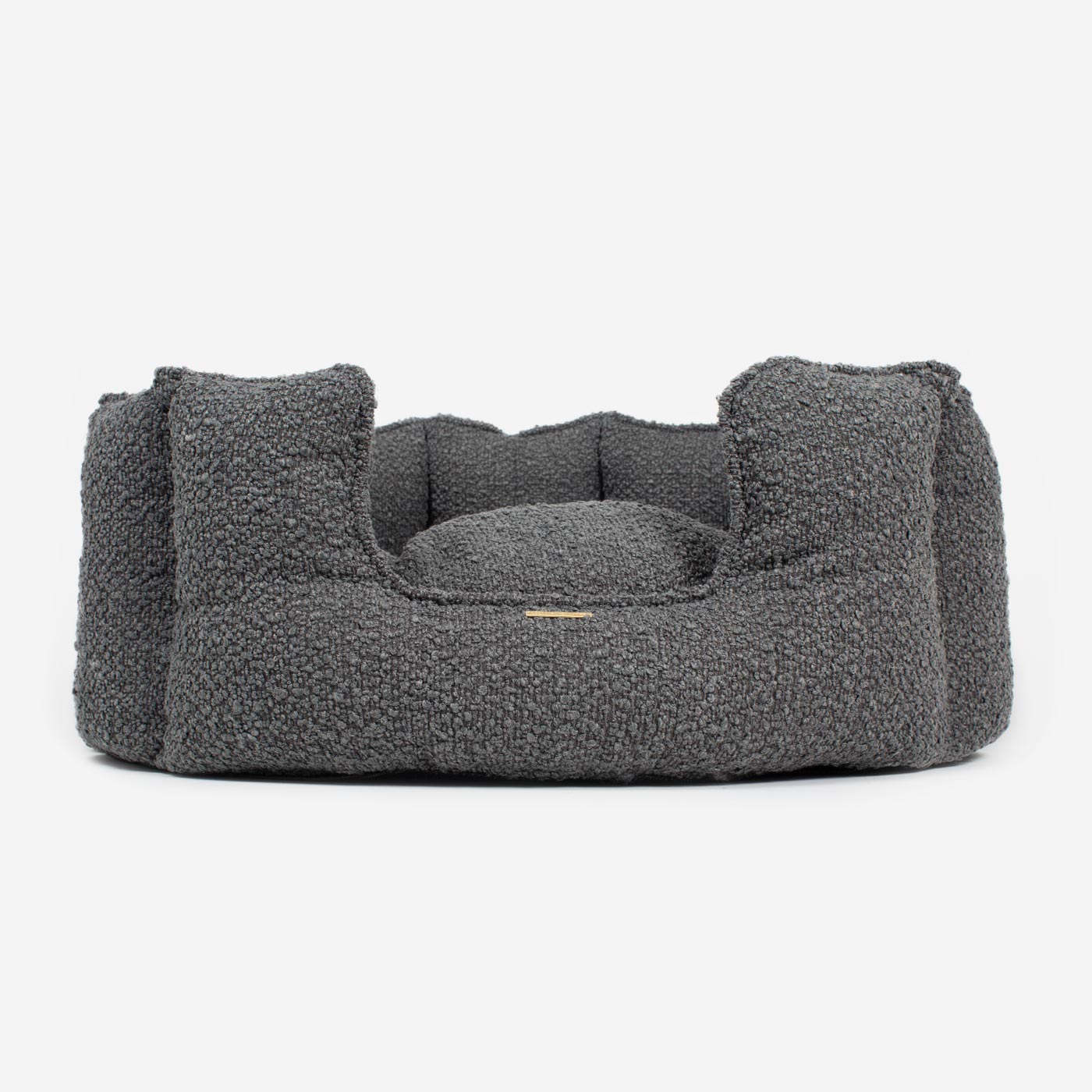[color:granite boucle]  Discover Our Luxurious High Wall Bed For Cats & Kittens, Featuring inner pillow with plush teddy fleece on one side To Craft The Perfect Cat Bed In Stunning Granite Boucle! Available To Personalize Now at Lords & Labradors US