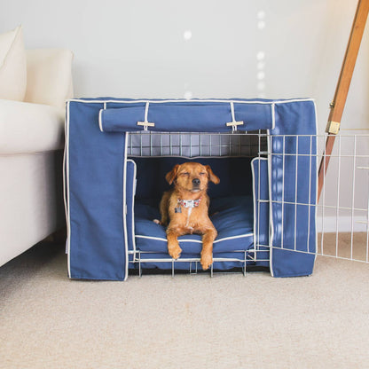 Dog Cage Set in Savanna Indigo by Lords & Labradors
