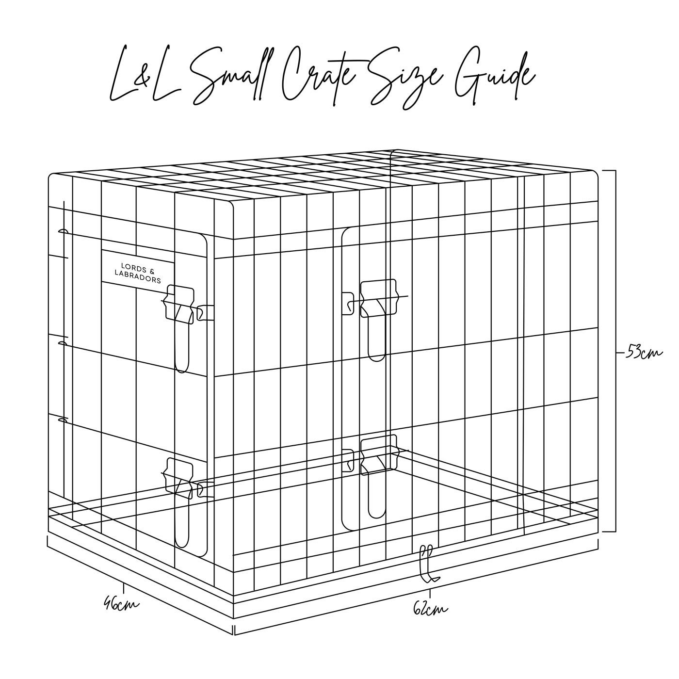 Discover the perfect deluxe heavy duty Gold dog cage, featuring two doors for easy access and a removable tray for easy cleaning! The ideal choice to keep new puppies safe, made using pet safe galvanised steel! Available now in 5 sizes and three stunning colors at Lords & Labradors US